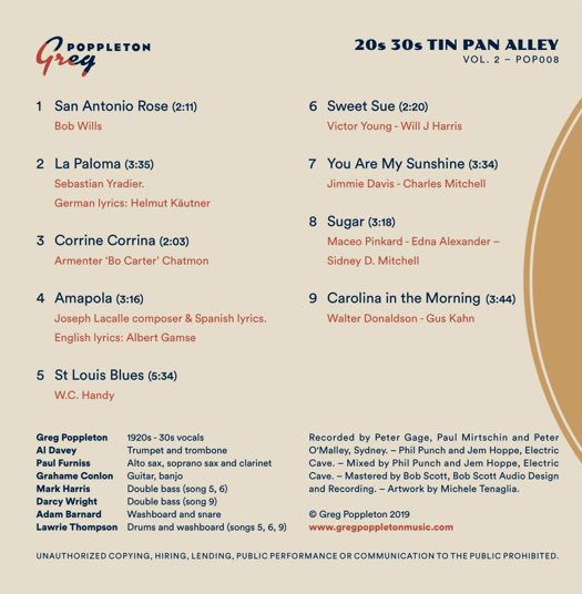 back cover tin pan alley vol 2